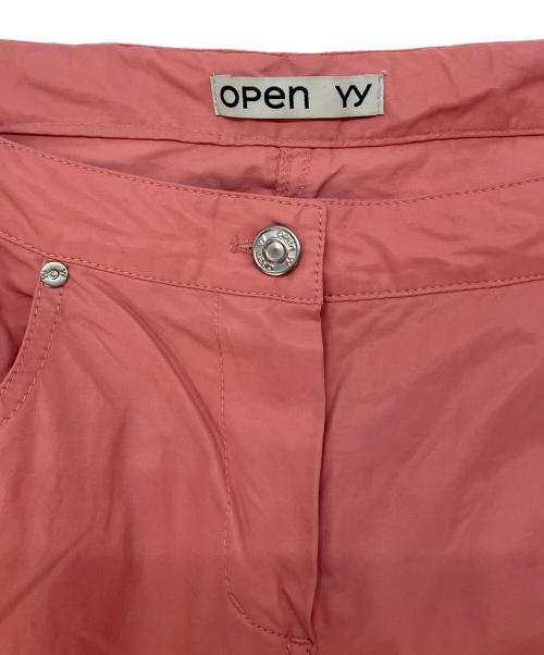 OPEN YY（オープンワイワイ）OPEN YY (オープンワイワイ) ドロストパンツ ピンク サイズ:SIZE1の古着・服飾アイテム