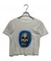ERL（イーアールエル）の古着「SKULL PRINT CROPPED T−SHIRT」｜ホワイト