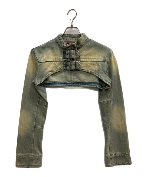 Jaded London（ジェイデッドロンドン）Jaded London (ジェイデッドロンドン) アサシンウルトラクロップドデニムジャケット インディゴ サイズ:SIZE XSの古着・服飾アイテム