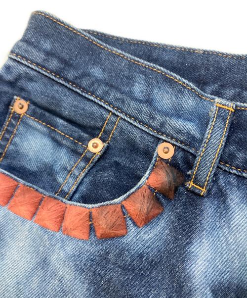 doublet（ダブレット）doublet (ダブレット) RECYCLEPUNKDENIMPANTS 22SS14PT171 インディゴ サイズ:SIZE Sの古着・服飾アイテム