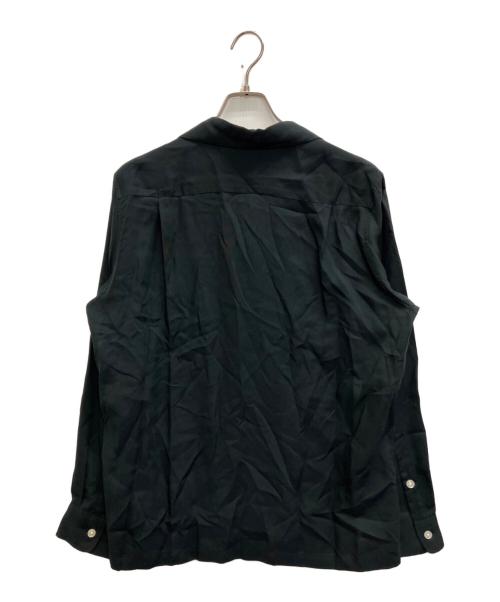 WACKO MARIA（ワコマリア）WACKO MARIA (ワコマリア) オープンカラーリヨセルシャツ　18FW-WMS-OC13 ブラック サイズ:SIZE Mの古着・服飾アイテム