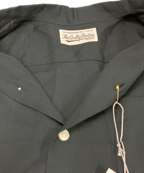 WACKO MARIA（ワコマリア）WACKO MARIA (ワコマリア) オープンカラーリヨセルシャツ　18FW-WMS-OC13 ブラック サイズ:SIZE Mの古着・服飾アイテム