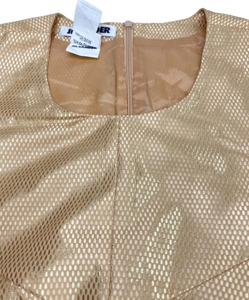 JIL SANDER（ジルサンダー）JIL SANDER (ジルサンダー) ノースリーブブラウス ゴールド サイズ:SIZE 36の古着・服飾アイテム