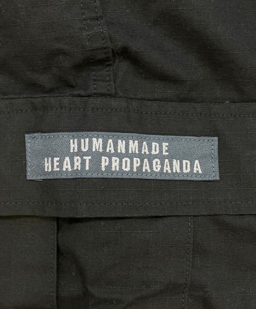 HUMAN MADE（ヒューマンメイド）HUMAN MADE (ヒューマンメイド) リップストップカーゴパンツ ブラック サイズ:SIZE Lの古着・服飾アイテム
