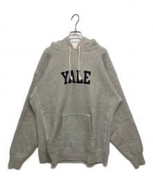 Champion REVERSE WEAVE（チャンピオン リバース ウィーブ）の古着「YALE リバースウィーブスウェットパーカー」｜グレー