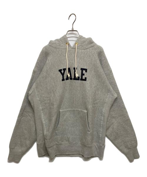 Champion REVERSE WEAVE（チャンピオン リバース ウィーブ）Champion REVERSE WEAVE (チャンピオン リバース ウィーブ) YALE リバースウィーブスウェットパーカー グレー サイズ:SIZE XLの古着・服飾アイテム