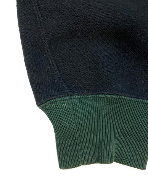 Champion REVERSE WEAVE（チャンピオン リバース ウィーブ）Champion REVERSE WEAVE (チャンピオン リバース ウィーブ) N.HOOLYWOOD (エヌ ハリウッド) NEW WEAVE リバースフーディ　C8-W133ー グレー×グリーン サイズ:SIZE　Lの古着・服飾アイテム