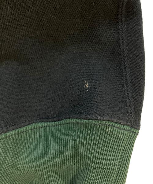 Champion REVERSE WEAVE（チャンピオン リバース ウィーブ）Champion REVERSE WEAVE (チャンピオン リバース ウィーブ) N.HOOLYWOOD (エヌ ハリウッド) NEW WEAVE リバースフーディ　C8-W133ー グレー×グリーン サイズ:SIZE　Lの古着・服飾アイテム