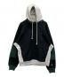 Champion REVERSE WEAVE（チャンピオン リバース ウィーブ）の古着「NEW WEAVE リバースフーディ　C8-W133ー」｜グレー×グリーン