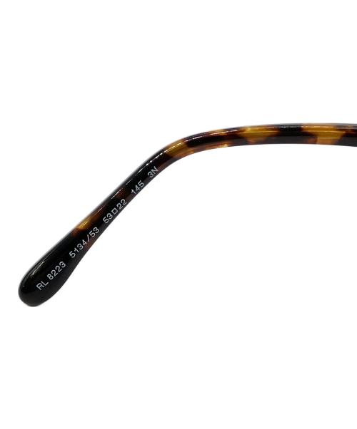 RALPH LAUREN（ラルフローレン）RALPH LAUREN (ラルフローレン) オートモーティブ ラウンド サングラス　RL 8223 ブラウン サイズ:53▢22の古着・服飾アイテム