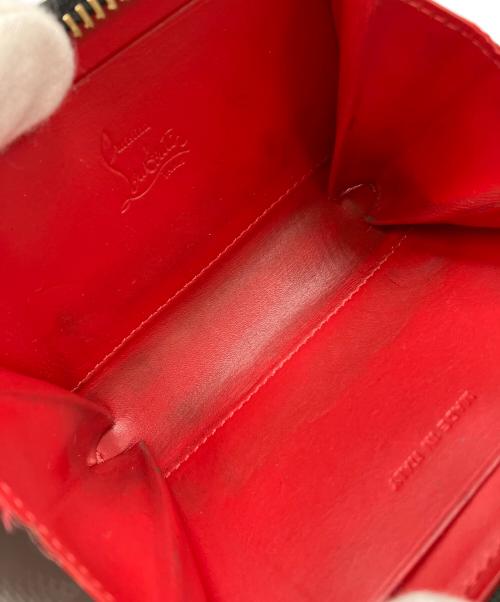 Christian Louboutin（クリスチャン・ルブタン）Christian Louboutin (クリスチャン・ルブタン) カードケース ブラック サイズ:実寸サイズを参照くださいの古着・服飾アイテム