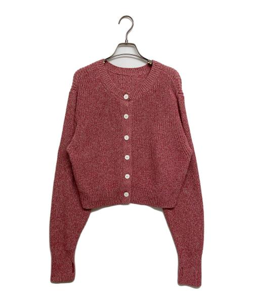 BEIGE（ベイジ）BEIGE (ベイジ) LUCAS / ショート丈ニット カーディガン　KRCWCS0205 ピンク サイズ:SIZE4の古着・服飾アイテム