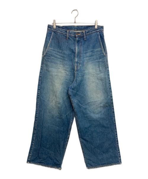 KAPITAL（キャピタル）KAPITAL (キャピタル) 14ozデニム ポートバギーパンツ インディゴ サイズ:SIZE XLの古着・服飾アイテム