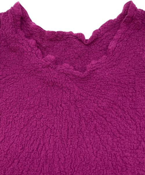 me ISSEY MIYAKE（ミーイッセイ ミヤケ）me ISSEY MIYAKE (ミーイッセイ ミヤケ) ノースリーブカットソー　MI94FR775 ピンク サイズ:SIZE  Freeの古着・服飾アイテム