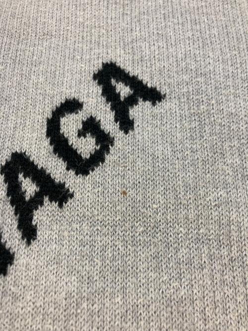 BALENCIAGA（バレンシアガ）BALENCIAGA (バレンシアガ) オールオーバーロゴニット　576307 グレー サイズ:SIZE Lの古着・服飾アイテム