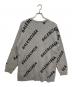BALENCIAGA (バレンシアガ) オールオーバーロゴニット　576307 グレー サイズ:SIZE L：20000円