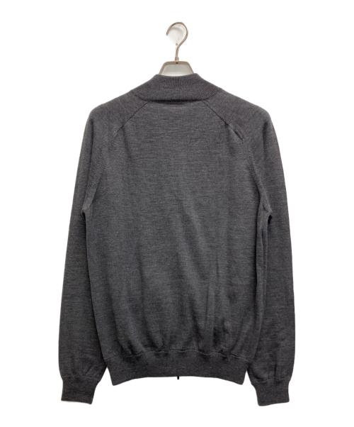 Zanone（ザノーネ）Zanone (ザノーネ) Wジップニットジャケット　7ETJP4 ZC239 グレー サイズ:SIZE 52の古着・服飾アイテム