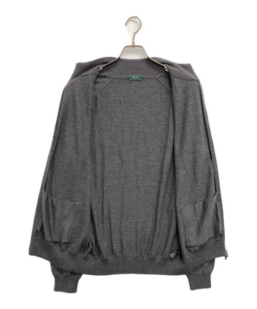Zanone（ザノーネ）Zanone (ザノーネ) Wジップニットジャケット　7ETJP4 ZC239 グレー サイズ:SIZE 52の古着・服飾アイテム