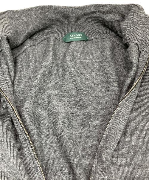 Zanone（ザノーネ）Zanone (ザノーネ) Wジップニットジャケット　7ETJP4 ZC239 グレー サイズ:SIZE 52の古着・服飾アイテム