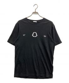 MONCLER×FRAGMENT DESIGN×Lewis Leathers（モンクレール×フラグメントデザイン×ルイスレザース）の古着「MAGLIA T-S　G209U800007 8392B」｜ブラック
