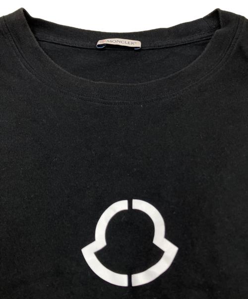 MONCLER（モンクレール）MONCLER (モンクレール) FRAGMENT DESIGN (フラグメントデザイン) Lewis Leathers (ルイスレザース) MAGLIA T-S　G209U800007 8392B ブラック サイズ:SIZE Mの古着・服飾アイテム