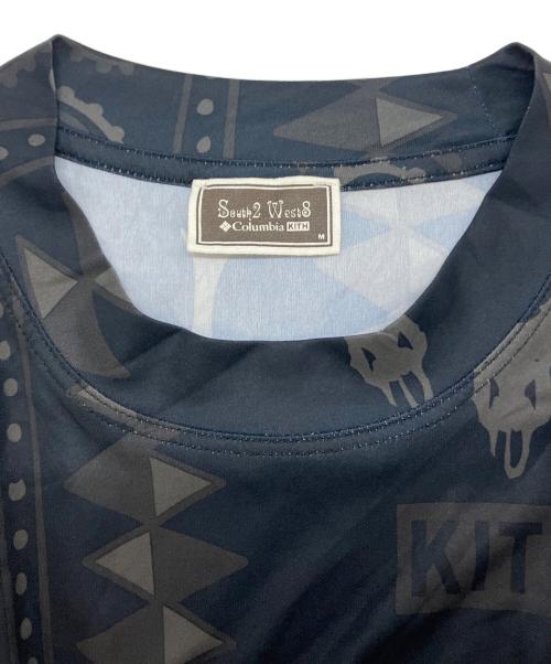 KITH（キス）KITH South2 West8 (サウスツー ウエストエイト) Columbia (コロンビア) Paisley Stripe Terminal Tackle Long Sleeve KHM033487 ブラック サイズ:SIZE Mの古着・服飾アイテム