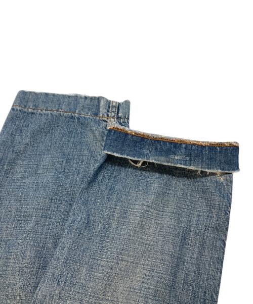 DOLCE & GABBANA（ドルチェ＆ガッバーナ）DOLCE & GABBANA (ドルチェ＆ガッバーナ) 蹄鉄パッチダメージデニムパンツ G3034D G8008 インディゴ サイズ:SIZE48の古着・服飾アイテム