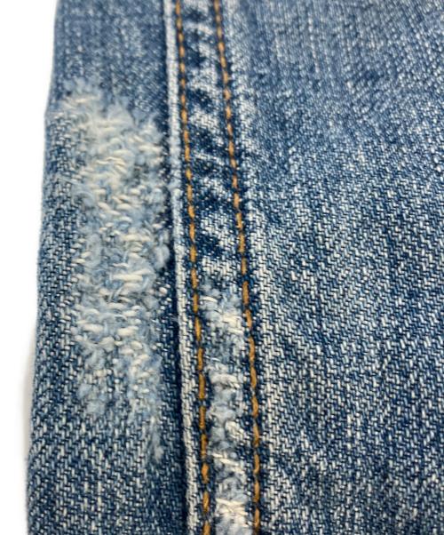 DOLCE & GABBANA（ドルチェ＆ガッバーナ）DOLCE & GABBANA (ドルチェ＆ガッバーナ) 蹄鉄パッチダメージデニムパンツ G3034D G8008 インディゴ サイズ:SIZE48の古着・服飾アイテム