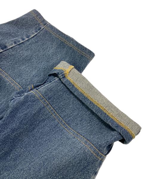 77circa（ナナナナサーカ）77circa (ナナナナサーカ) Curensology (カレンソロジー) 別注 リメイク ラップデニム パンツ インディゴ サイズ:不明の古着・服飾アイテム