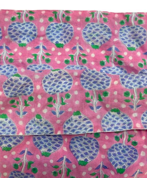 SZ Blockprints（エスゼットブロックプリント）SZ Blockprints (エスゼットブロックプリント) ブラウスワンピース ピンク サイズ:SIZE Sの古着・服飾アイテム