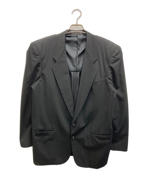 COMME des GARCONS HOMME HS-11002M（コム デ ギャルソン・オム）COMME des GARCONS HOMME HS-11002M (コム デ ギャルソン・オム) テーラードジャケット　HS-11002M ブラック サイズ:SIZE Mの古着・服飾アイテム
