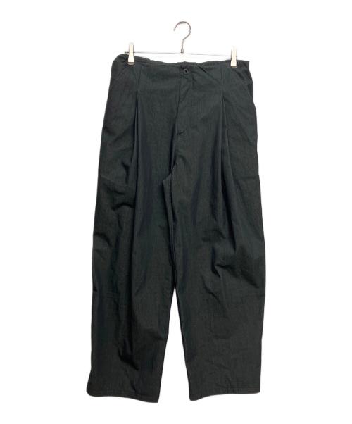 coor（クアー）coor (クアー) バンディング ウエスト ダブル プリーツ トラウザーズ CXF2PT18K-DGG カーキ サイズ:SIZE M 未使用品の古着・服飾アイテム