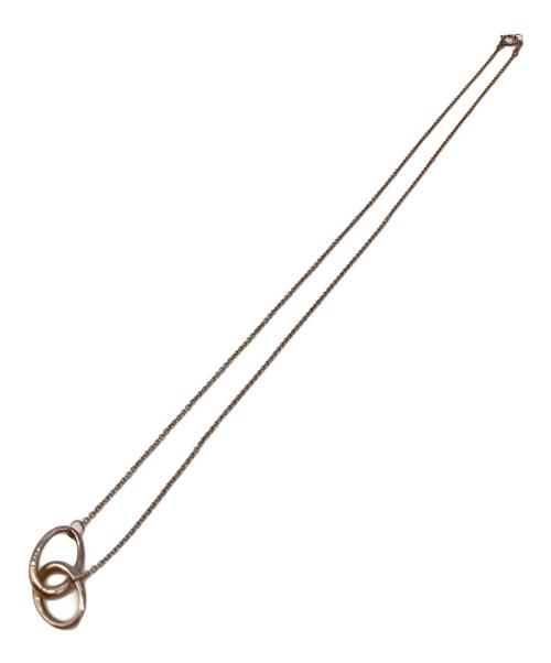 TIFFANY & Co.（ティファニー）TIFFANY & Co. (ティファニー) ダブルリングネックレス シルバー サイズ:実寸サイズを参照くださいの古着・服飾アイテム