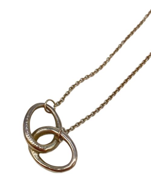 TIFFANY & Co.（ティファニー）TIFFANY & Co. (ティファニー) ダブルリングネックレス シルバー サイズ:実寸サイズを参照くださいの古着・服飾アイテム