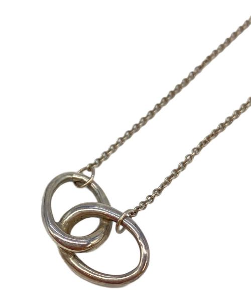 TIFFANY & Co.（ティファニー）TIFFANY & Co. (ティファニー) ダブルリングネックレス シルバー サイズ:実寸サイズを参照くださいの古着・服飾アイテム