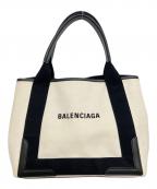 BALENCIAGAバレンシアガ）の古着「トートバッグ　339933」｜アイボリー×ブラック