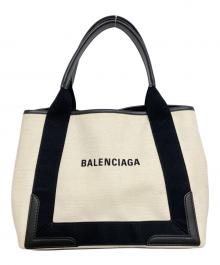 BALENCIAGA（バレンシアガ）の古着「トートバッグ　339933」｜アイボリー×ブラック