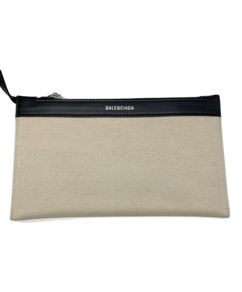 BALENCIAGA（バレンシアガ）BALENCIAGA (バレンシアガ) トートバッグ　339933 アイボリー×ブラック サイズ:実寸サイズを参照くださいの古着・服飾アイテム