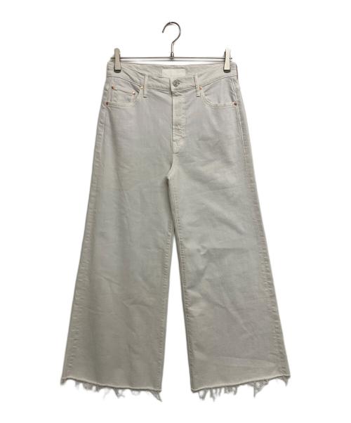 mother（マザー）mother (マザー) THE HALF PIPE ANKLE ワイドカーブ デニムパンツ ホワイト サイズ:SIZE 27の古着・服飾アイテム