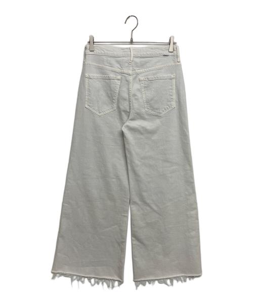 mother（マザー）mother (マザー) THE HALF PIPE ANKLE ワイドカーブ デニムパンツ ホワイト サイズ:SIZE 27の古着・服飾アイテム