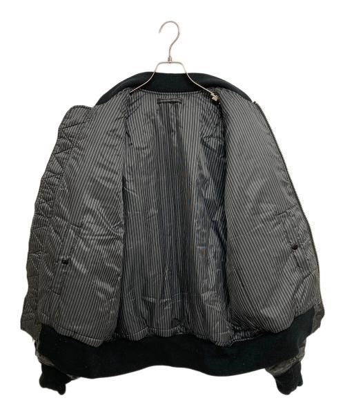 MAISON SPECIAL（メゾンスペシャル）MAISON SPECIAL (メゾンスペシャル) ALPHA (アルファ) MA-1 SCRATCH CORE SPEC　0615-00-573-8335 グレー サイズ:SIZE Mの古着・服飾アイテム