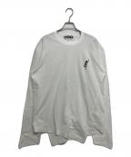 CDGシーディージー）の古着「Twist Long Sleeve T-Shirt」｜ホワイト