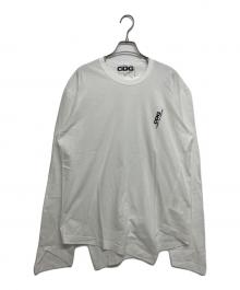 CDG（シーディージー）の古着「Twist Long Sleeve T-Shirt」｜ホワイト