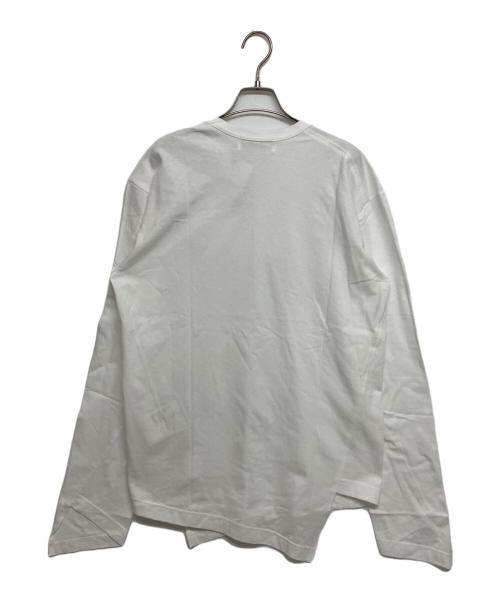 CDG（シーディージー）CDG (シーディージー) Twist Long Sleeve T-Shirt ホワイト サイズ:SIZE  XXL 未使用品の古着・服飾アイテム