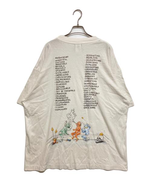 SAINT MICHAEL（セントマイケル）SAINT MICHAEL (セントマイケル) WET SS T-SHIRT SM-MK8-0000-016 ホワイト サイズ:SIZE XXLの古着・服飾アイテム