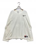 NIKE×stussyナイキ×ステューシー）の古着「Long Sleeve Top Sail & Black FJ9164-133」｜ホワイト