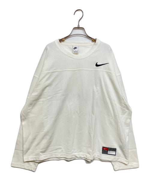 NIKE（ナイキ）NIKE (ナイキ) stussy (ステューシー) Long Sleeve Top Sail & Black FJ9164-133 ホワイト サイズ:SIZE XLの古着・服飾アイテム
