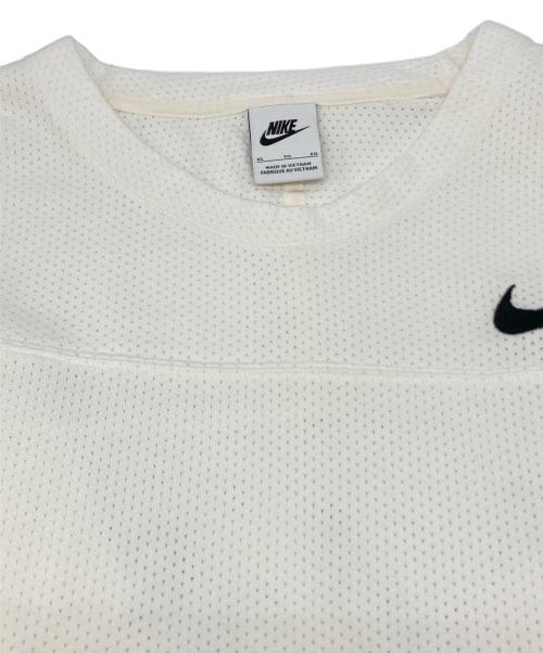 NIKE（ナイキ）NIKE (ナイキ) stussy (ステューシー) Long Sleeve Top Sail & Black FJ9164-133 ホワイト サイズ:SIZE XLの古着・服飾アイテム