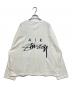 NIKE (ナイキ) stussy (ステューシー) Long Sleeve Top Sail & Black FJ9164-133 ホワイト サイズ:SIZE XL：18000円