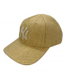 New Era×KITH（ニューエラ×キス）の古着「Raffia Franchise LS Cap/キャップ」｜ベージュ
